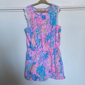 Lilly Pulitzer Girls Romper - L (8-10)